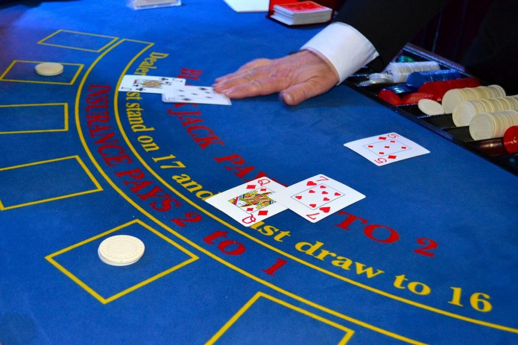 Blackjack table game