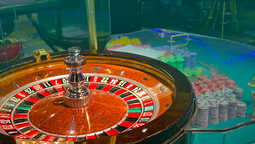 Casino Roulette table